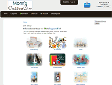 Tablet Screenshot of momscoffeecan.com